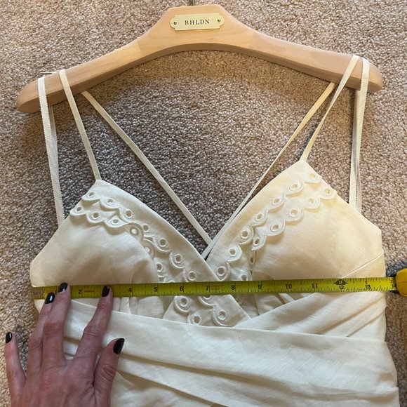 BHLDN Wedding Dress Size 4 Ivory Eyelet - Picture 9 of 12